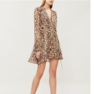The Kooples- long sleeve animal print dress